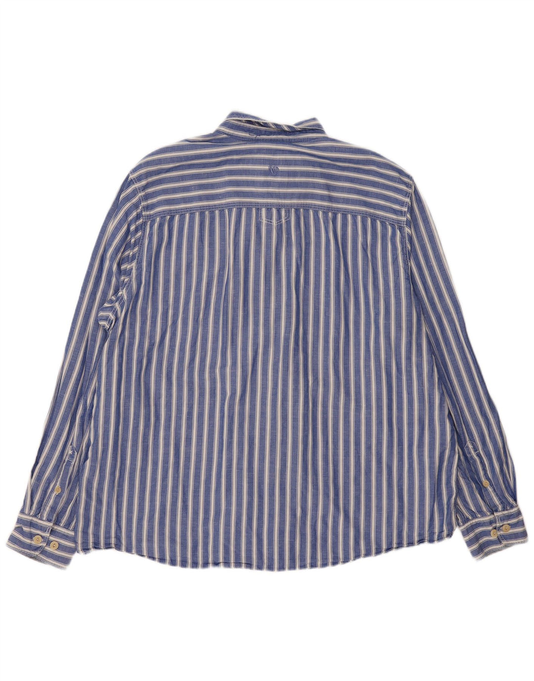 Camisa de hombre Fat Face 2XL Algodón a rayas azules