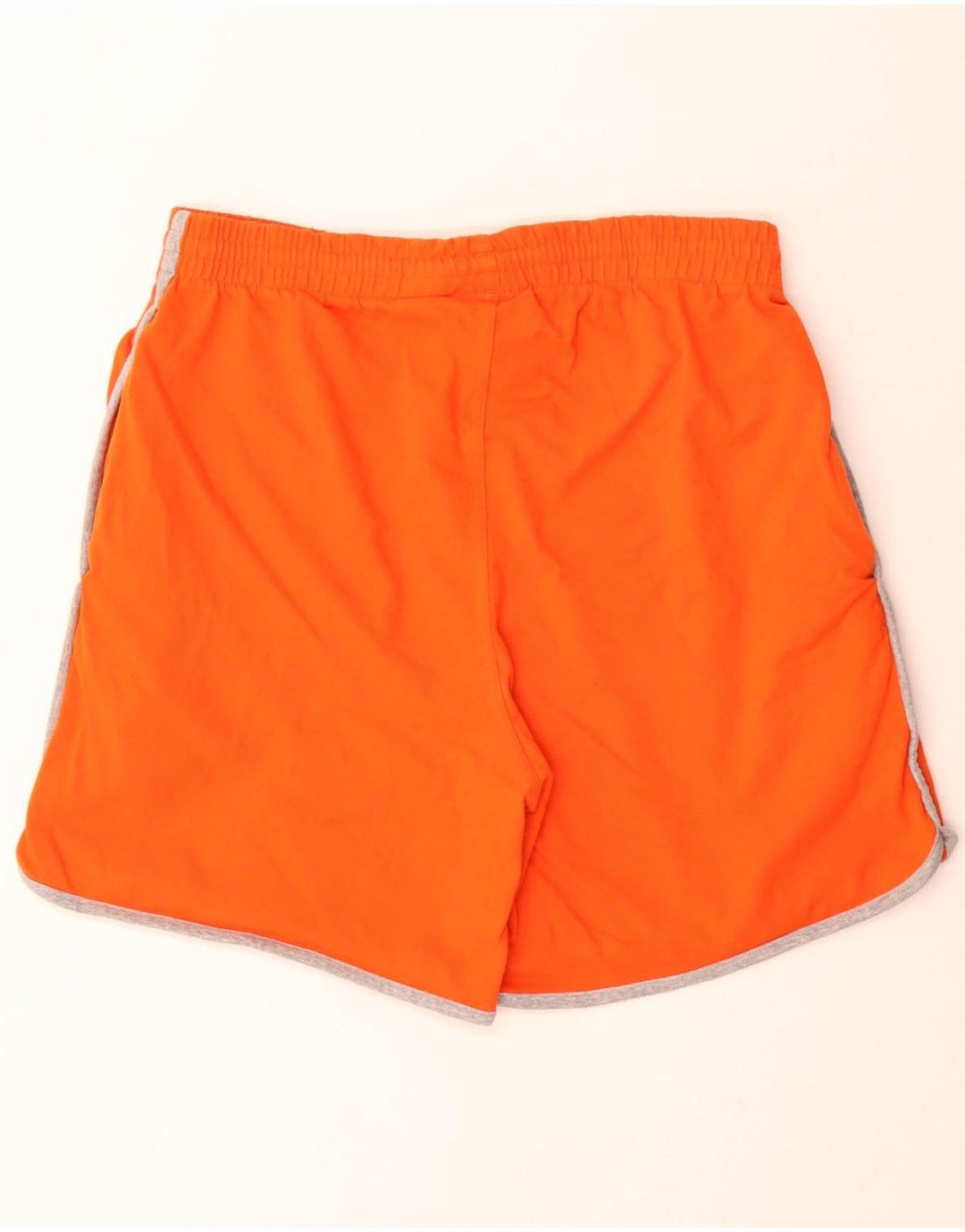 Puma Pantalones cortos deportivos para hombre de algodón color block naranja grande