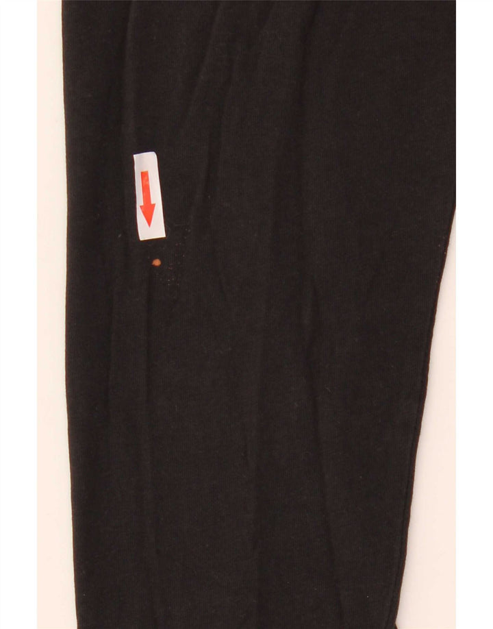 Timberland Hombre Slim Fit Top Manga Larga Grande Algodón Negro