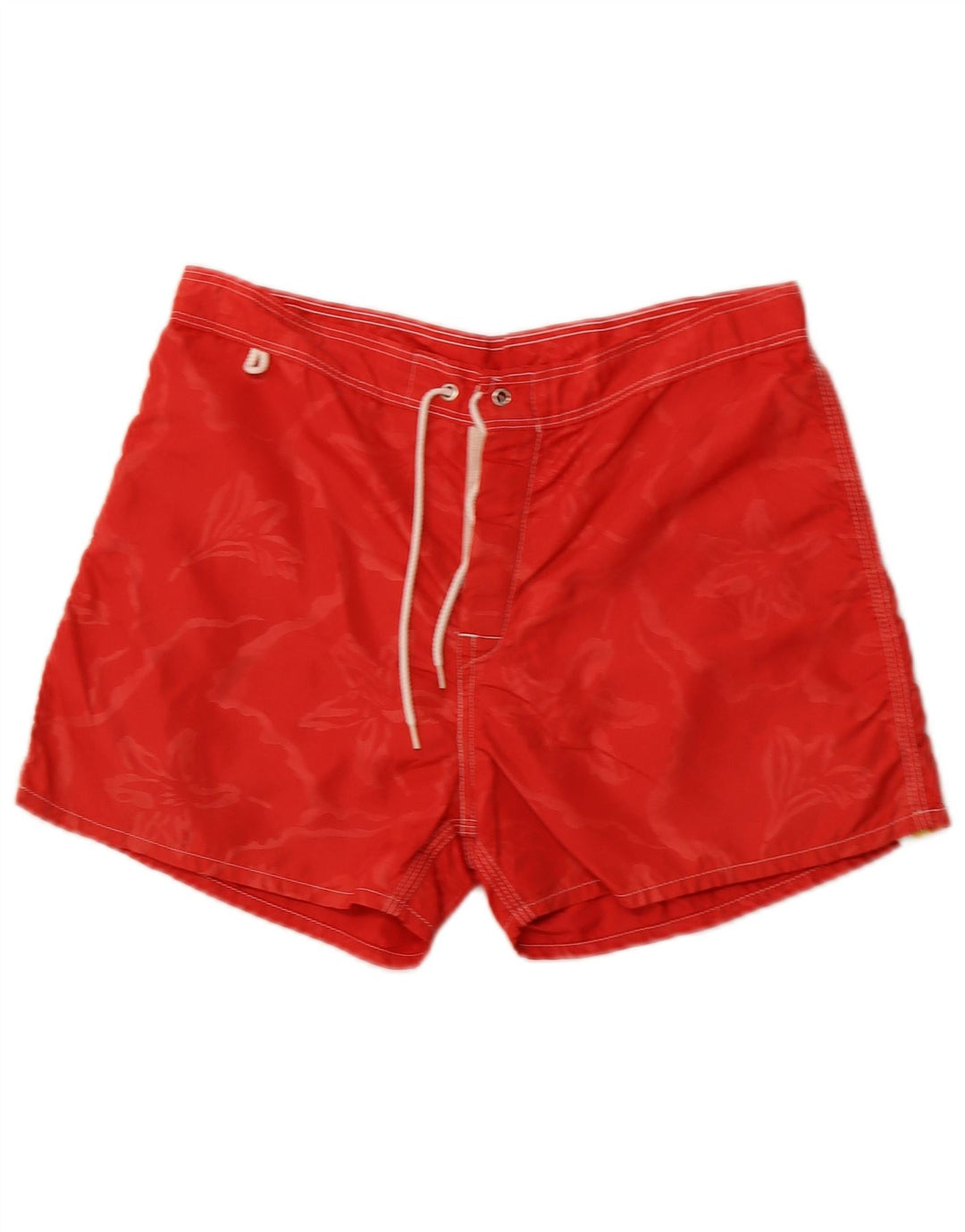 Bañador Sundek Hombre De Nylon Floral Rojo Mediano