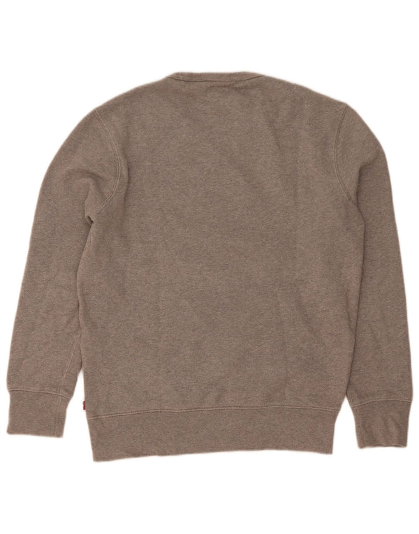 Levi's Hombre Sudadera Gráfica Jumper XS Algodón Gris