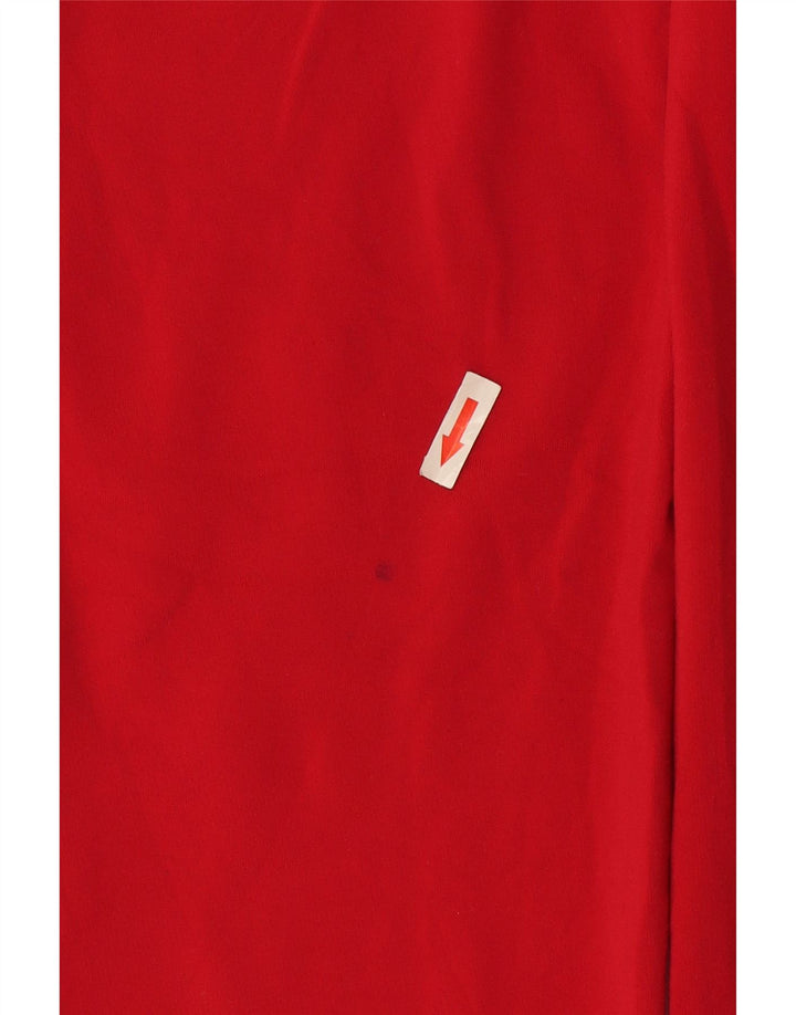 Reebok Pantalones de chándal para mujer UK 12 Medium Red Nylon