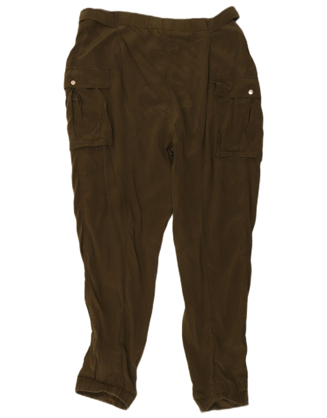 Ted Baker Pantalones cargo de cintura alta para mujer talla 3 mediano W34 L28 caqui