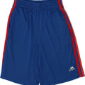 ADAMS Boys Sport Shorts 10-11 Years Medium Blue Polyester Vintage Adams and Second-Hand Adams from Messina Hembry 