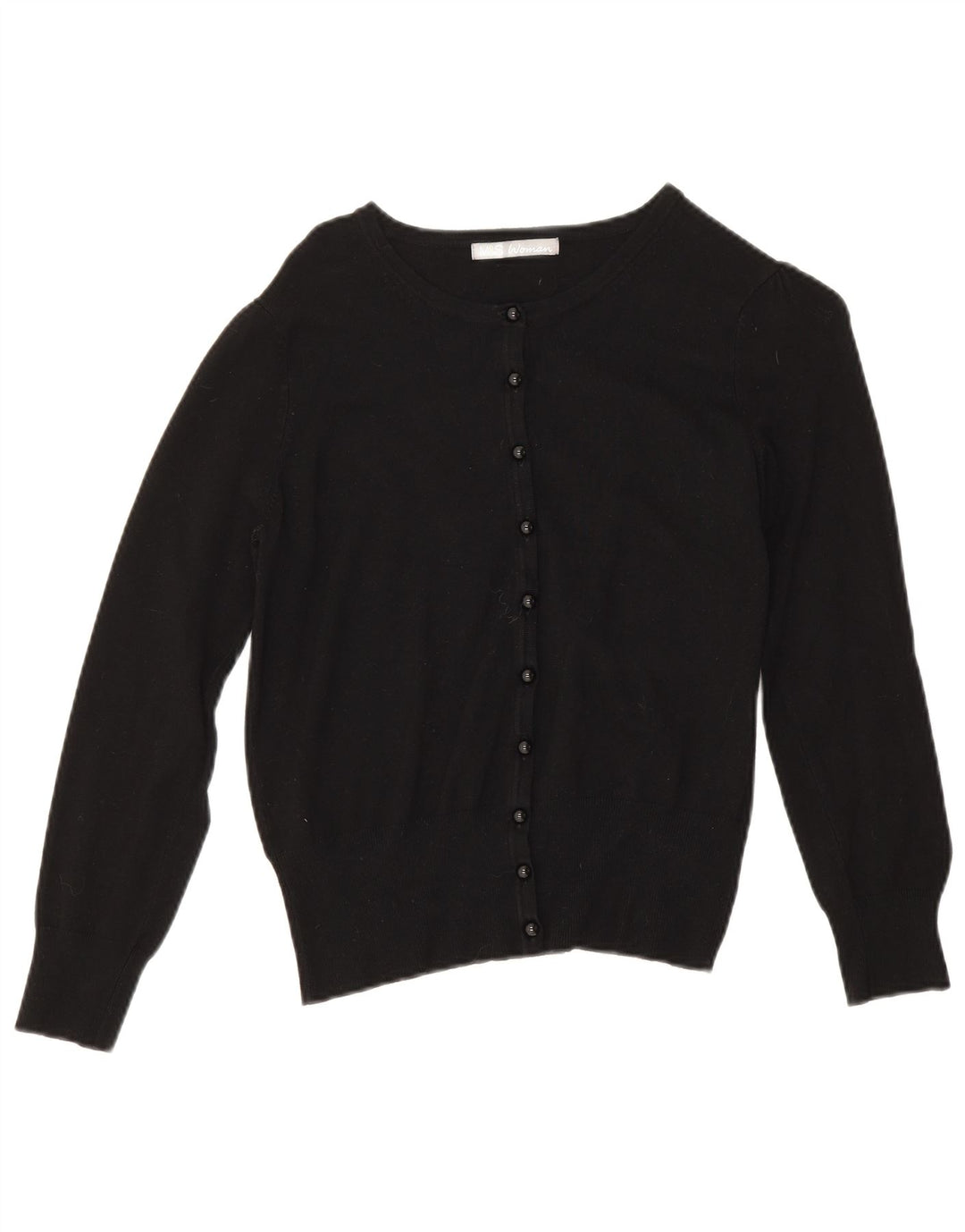 Marks & Spencer - Cárdigan para mujer, talla 40, viscosa negra mediana