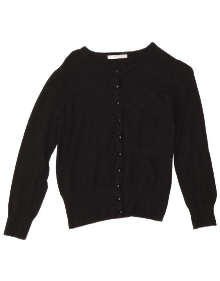 Marks & Spencer - Cárdigan para mujer, talla 40, viscosa negra mediana