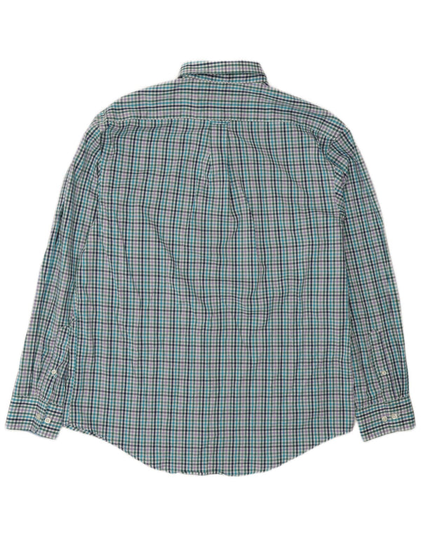 IZOD Camisa Hombre Grande Cuadros Multicolor Algodón