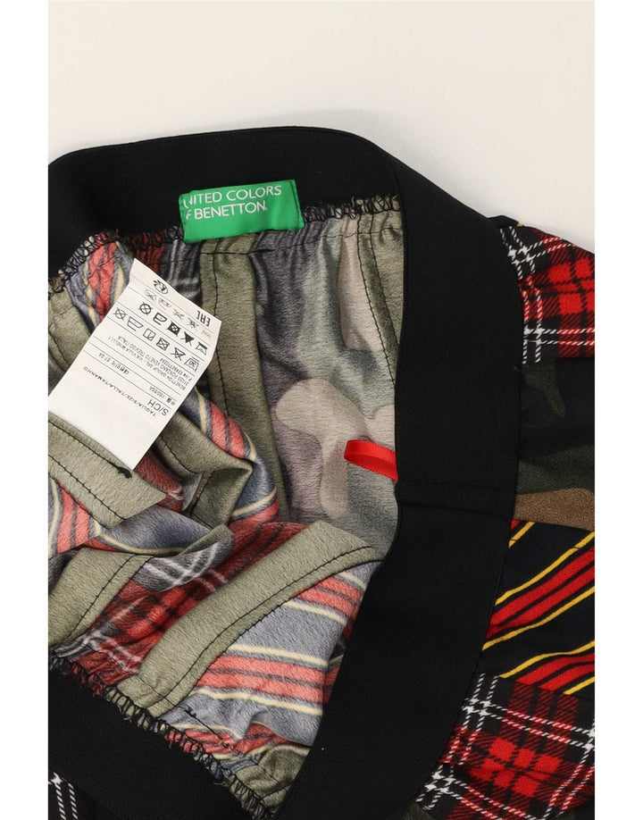 Benetton Falda Acampanada Pequeña W26 Poliéster Camuflaje Multicolor