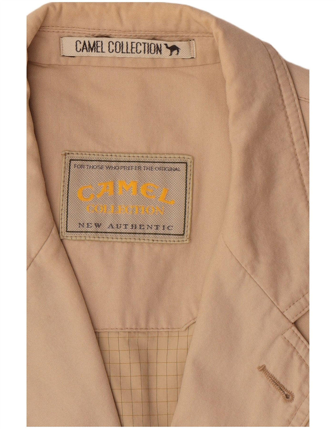 Camel Active Chaqueta tipo blazer de 3 botones para hombre UK 38 Medium Beige
