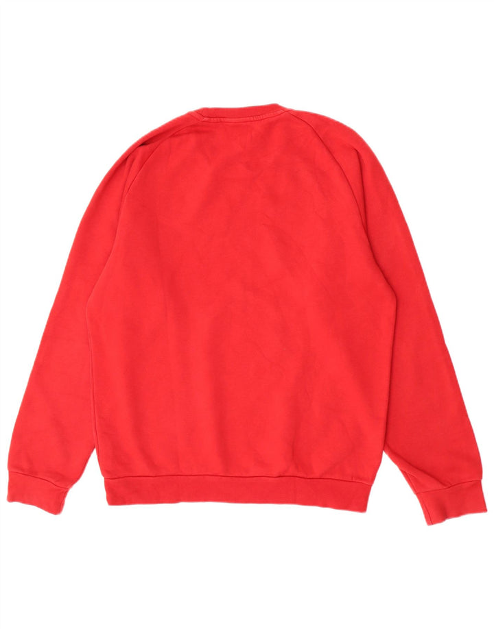 Adidas Hombre Sudadera Jumper Medium Rojo Algodón
