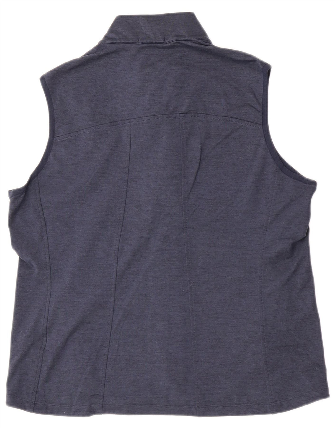 Puma - Chaqueta de chándal sin mangas para mujer, talla 40, talla grande, color azul marino