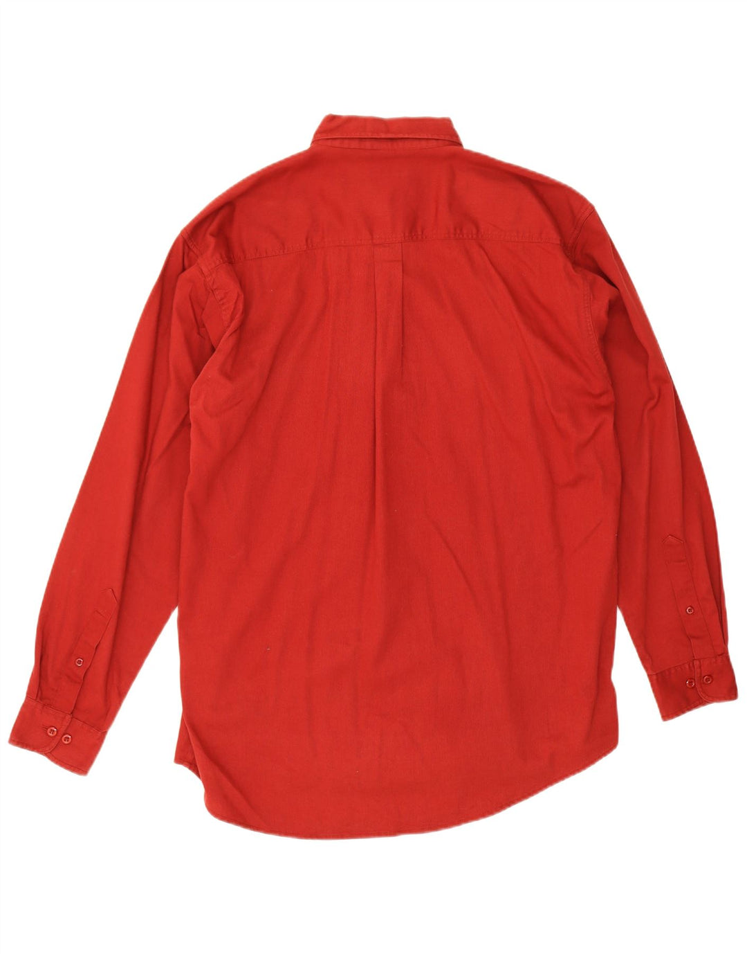 Camisa vintage para hombre de algodón burdeos grande