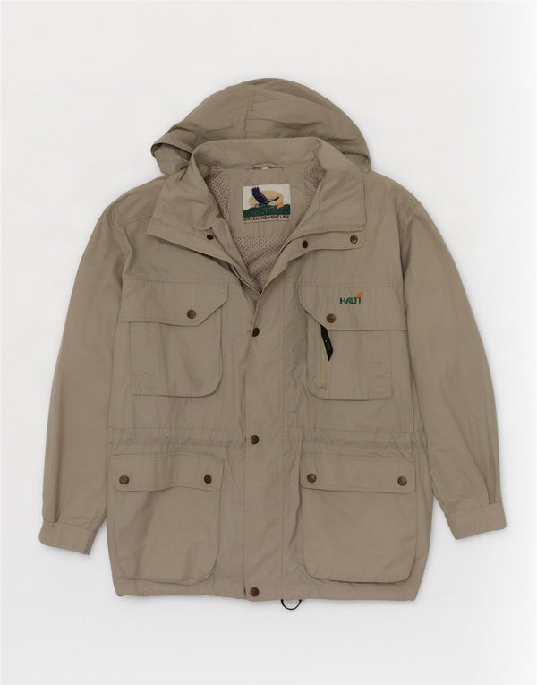 Halti Chaqueta utilitaria con capucha para hombre UK 40 Grande Poliéster verde