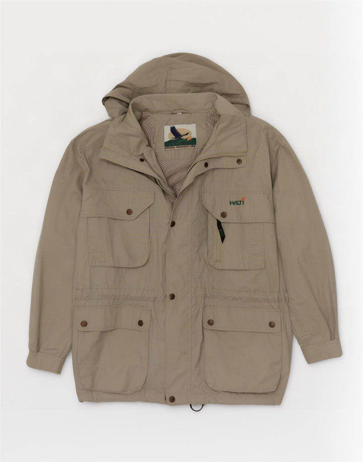 Halti Chaqueta utilitaria con capucha para hombre UK 40 Grande Poliéster verde