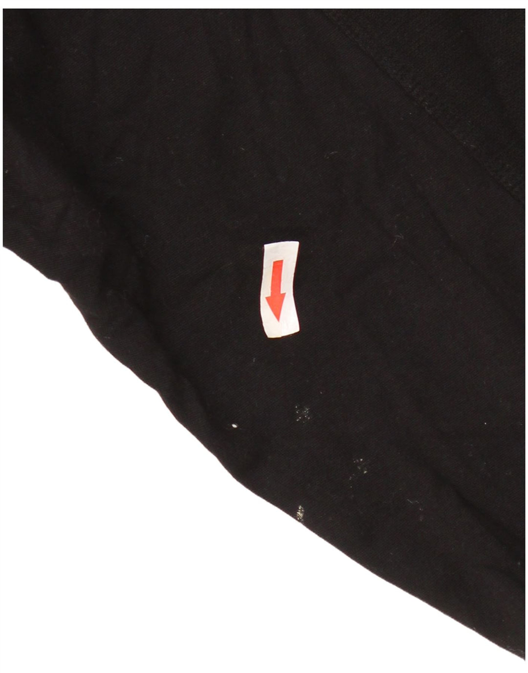 Zara Sudadera extragrande con manga 3/4 para mujer, talla 40, talla M, color negro