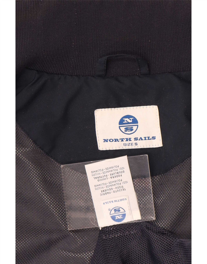 North Sails Chaqueta bomber estampada para hombre UK 36 Small Azul marino Nylon