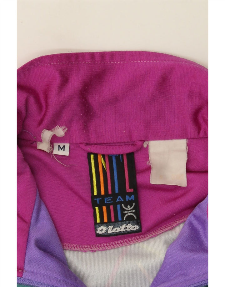 Lotto Chaqueta de chándal extragrande para mujer, talla 44, color morado mediano