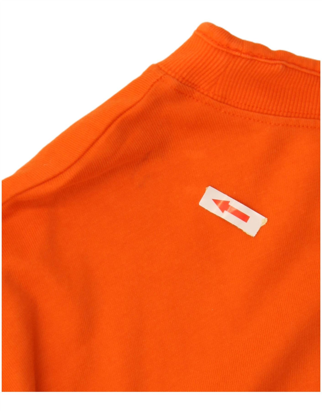 ZARA Mujer Sudadera Jumper UK 46 Large Naranja Algodón