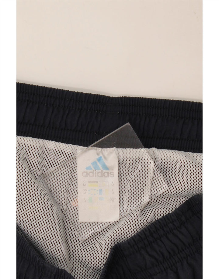 ADIDAS Mens Sport Shorts Medium  Navy Blue Polyester