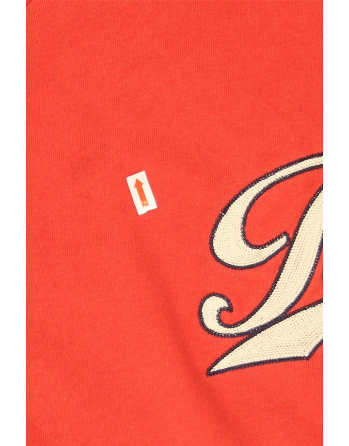 Puma Hombre Sudadera Gráfica Jumper Algodón Rojo Mediano