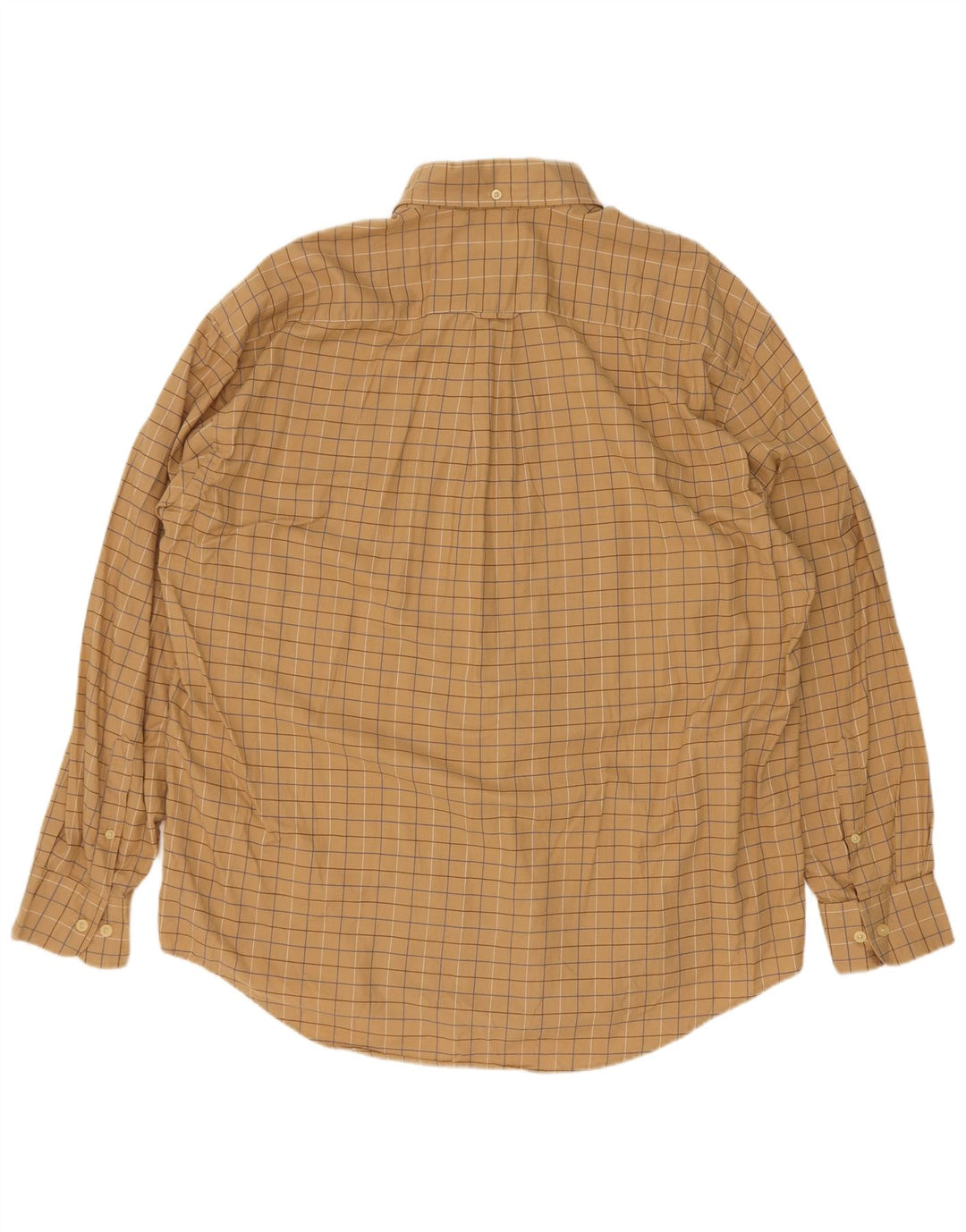 Camisa Nautica Hombre XL Algodón Cuadros Beige