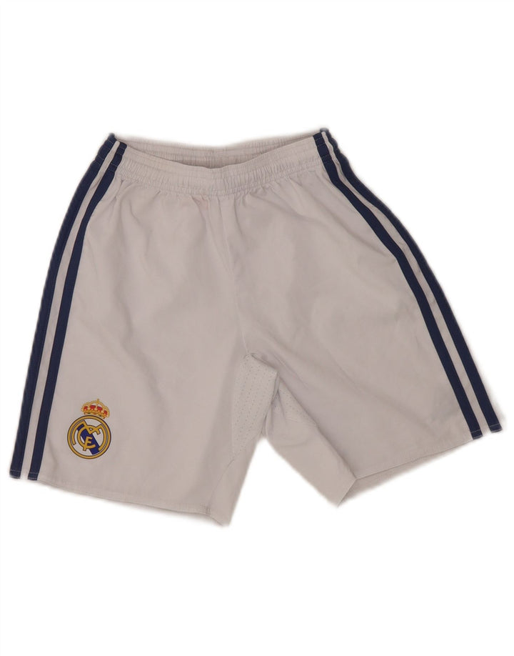 Adidas Pantalones cortos deportivos Real Madrid para niño 9-10 años Blanco Poliéster