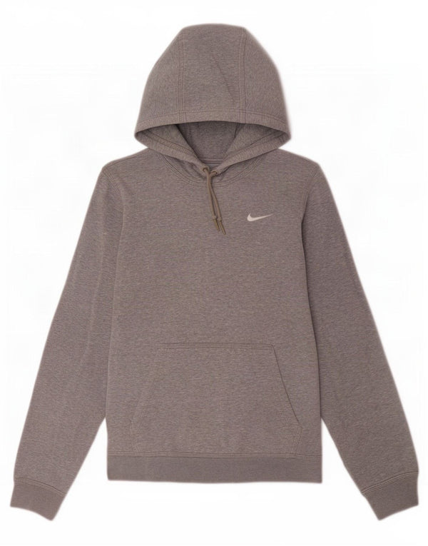 Nike Mens Hoodie Jumper Small Grey Flecked Cotton