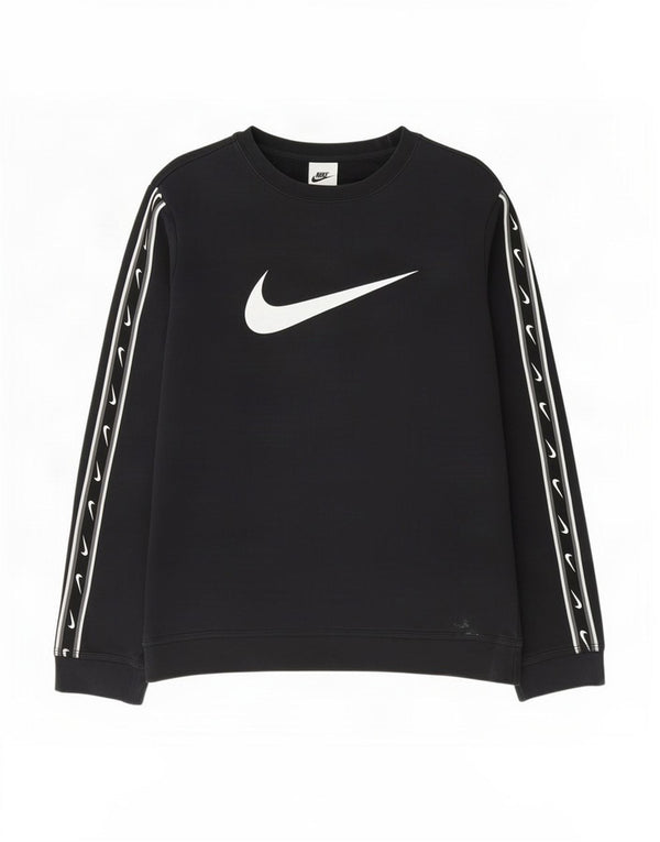 Nike - Sudadera gráfica para mujer, talla 40, XL, algodón negro