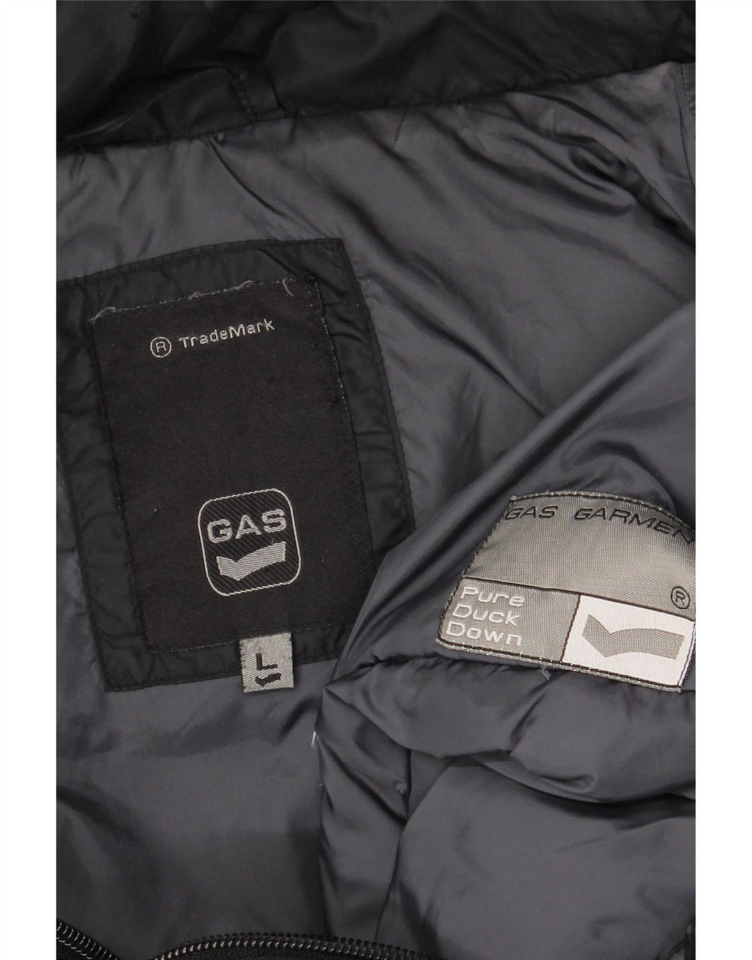 Chaqueta acolchada con capucha para hombre Gas UK 40 Large Black