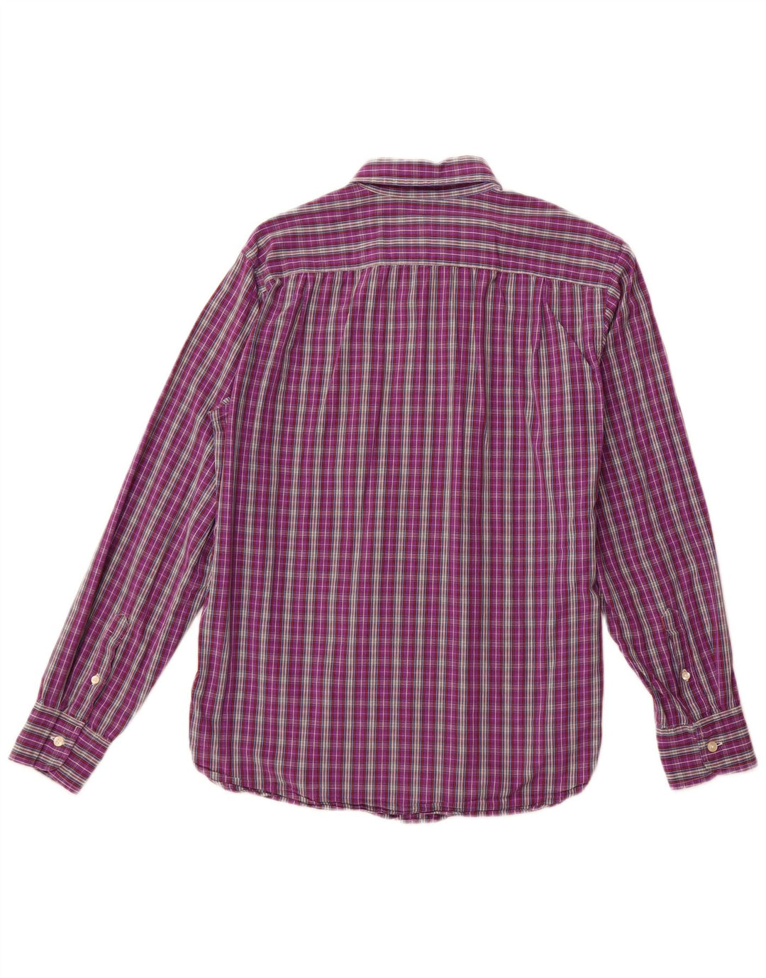 J. Crew Camisa de corte entallado para hombre de algodón a cuadros en color morado medio