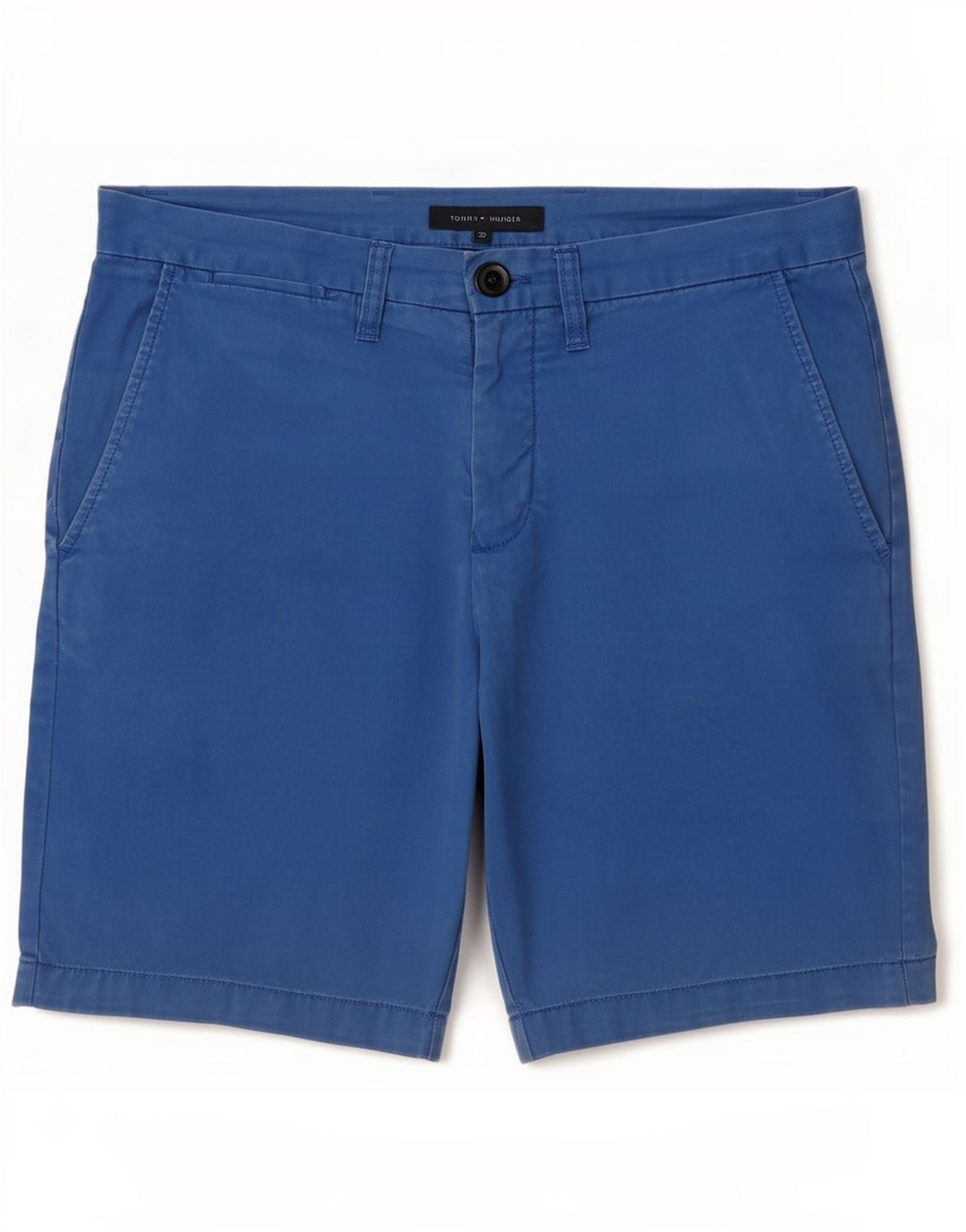 Tommy Hilfiger Pantalones cortos chinos para hombre W32 Algodón azul medio