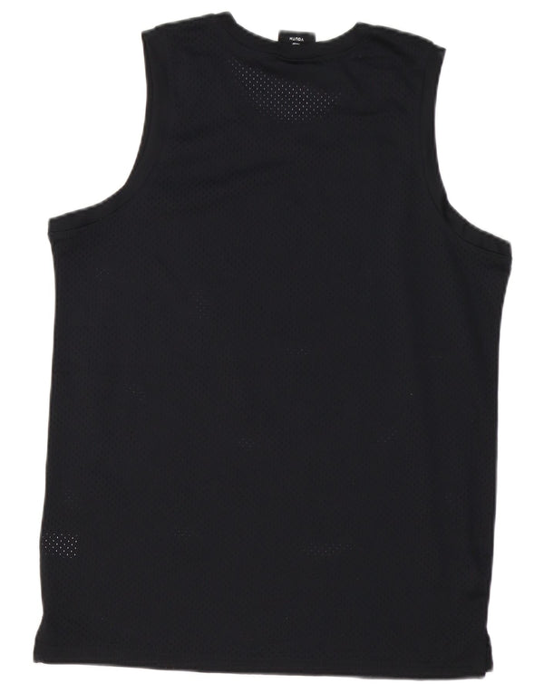 NBA Boys Brooklyn Nets Graphic Vest Top 15-16 años Negro Poliéster