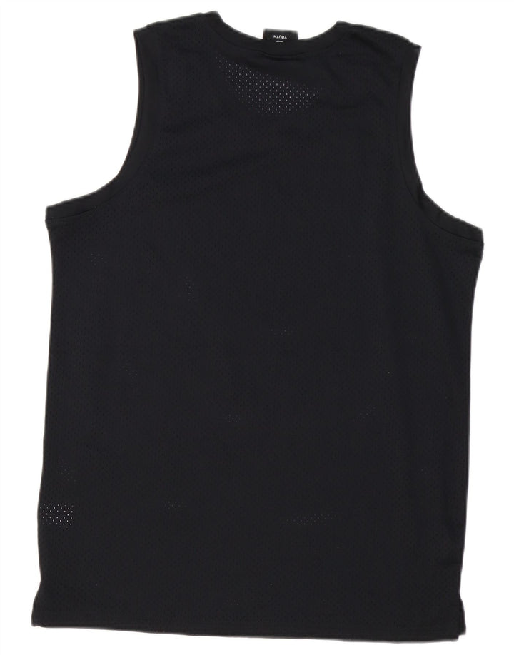 NBA Boys Brooklyn Nets Graphic Vest Top 15-16 años Negro Poliéster