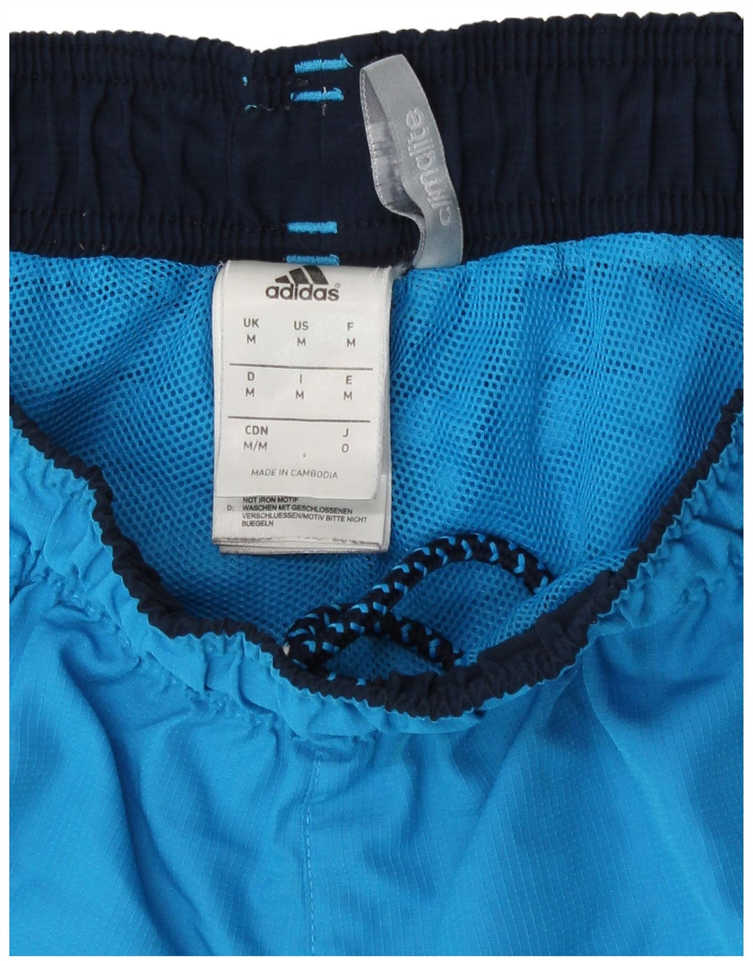 Adidas Mens Climalite Sport Shorts Azul Medio Colorblock Poliéster