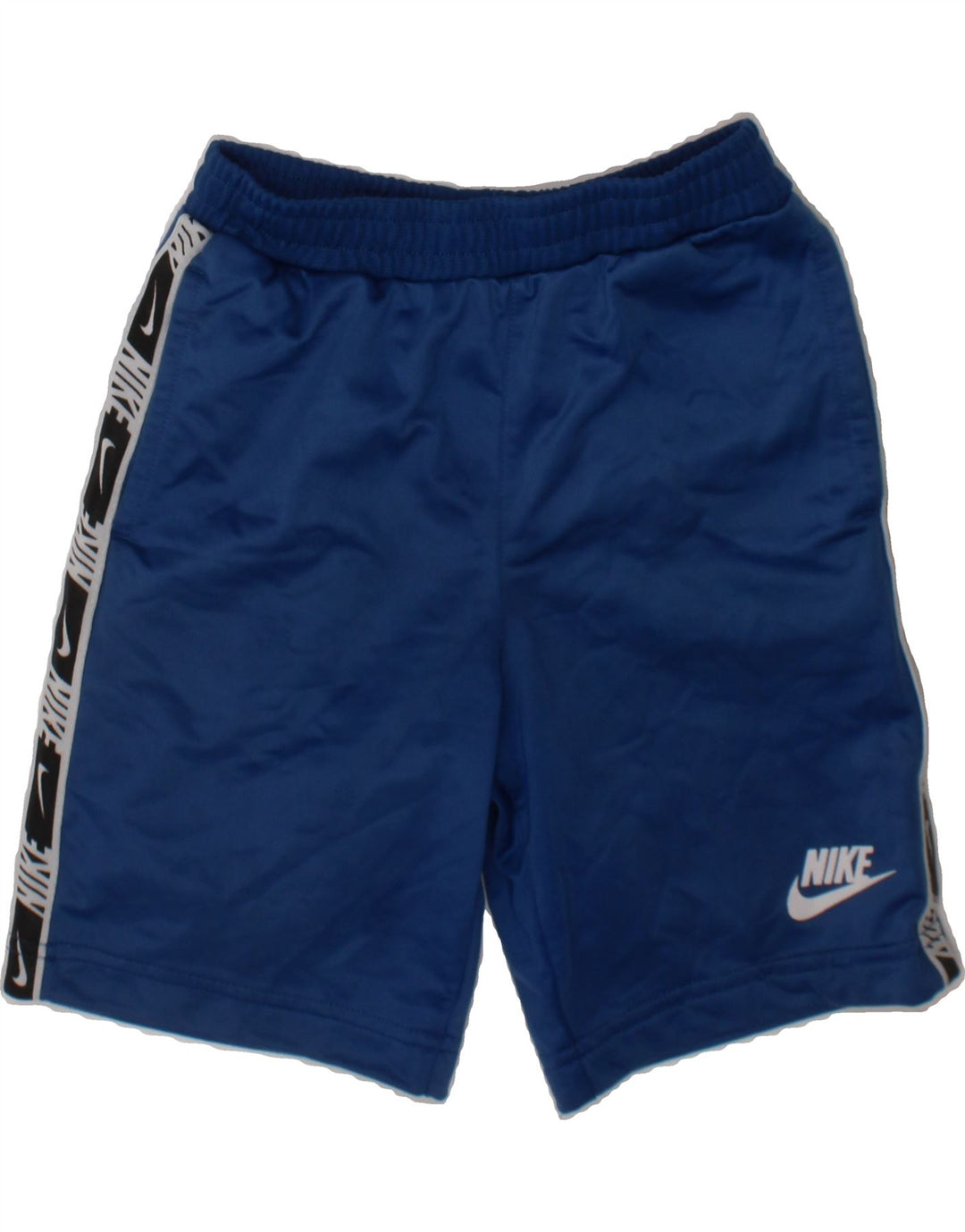 NIKE Boys Graphic Sport Shorts 6-7 Years Large  Navy Blue Polyester Vintage Nike and Second-Hand Nike from Messina Hembry 