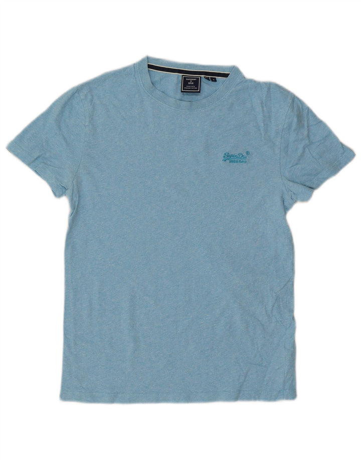 Superdry Hombre Camiseta Top Small Azul Algodón