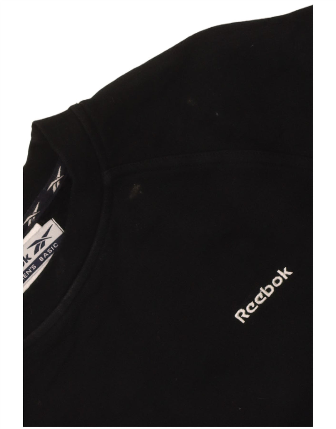 Reebok Sudadera para mujer Jumper UK 12 Medium Negro Algodón