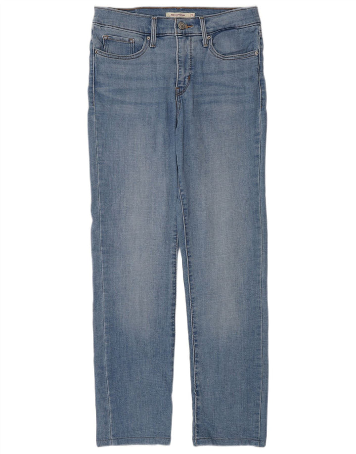 Jeans ajustados moldeadores Levi's para mujer 312 W28 L27 Algodón azul