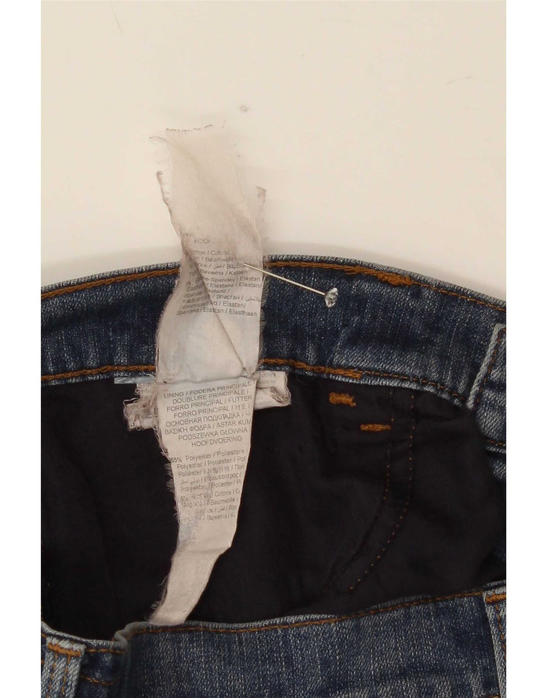 Vaqueros Trussardi Hombre Slim W32 L30 Algodón Azul