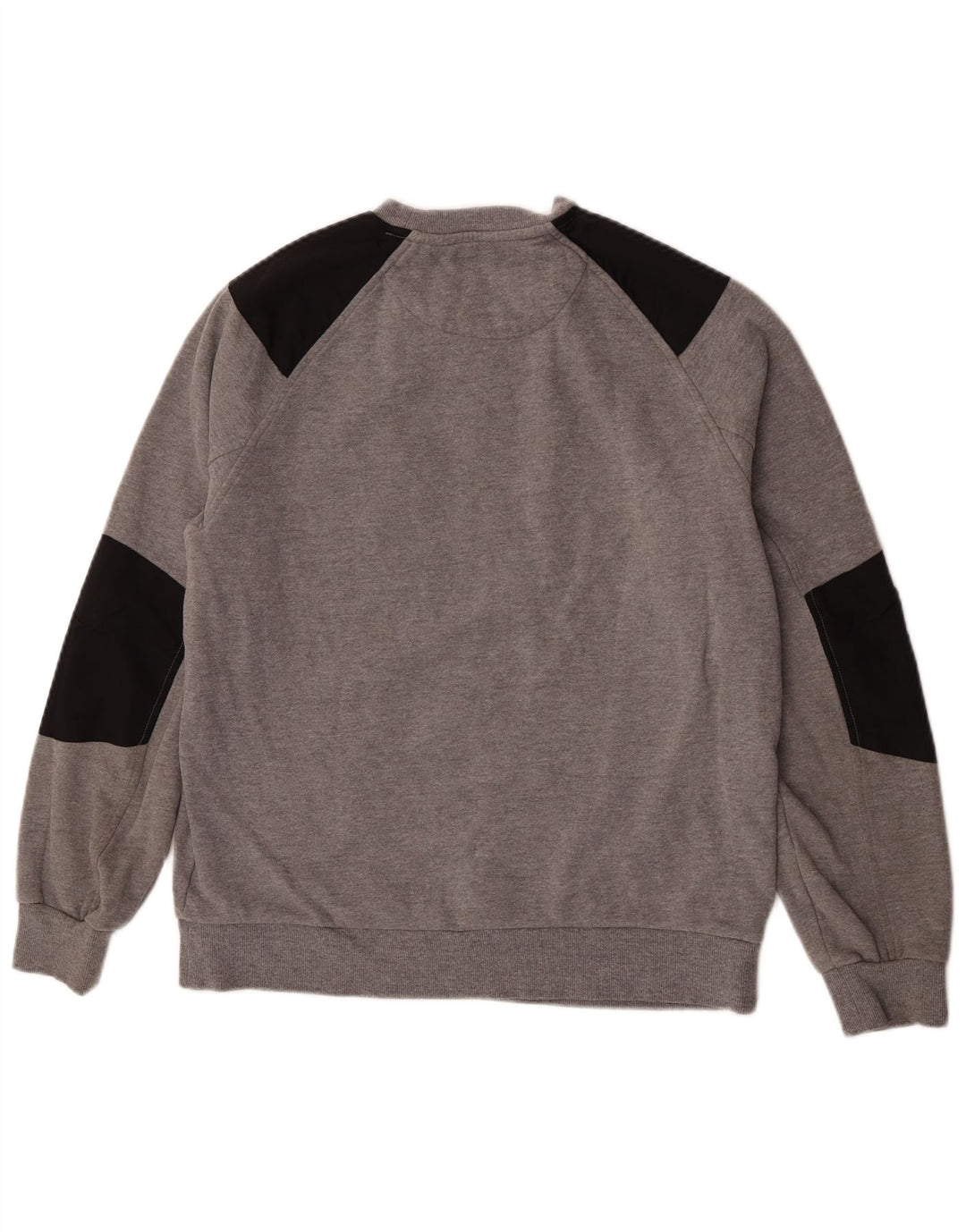 Dkny Hombre Sudadera Jumper Algodón Colorblock Gris Medio