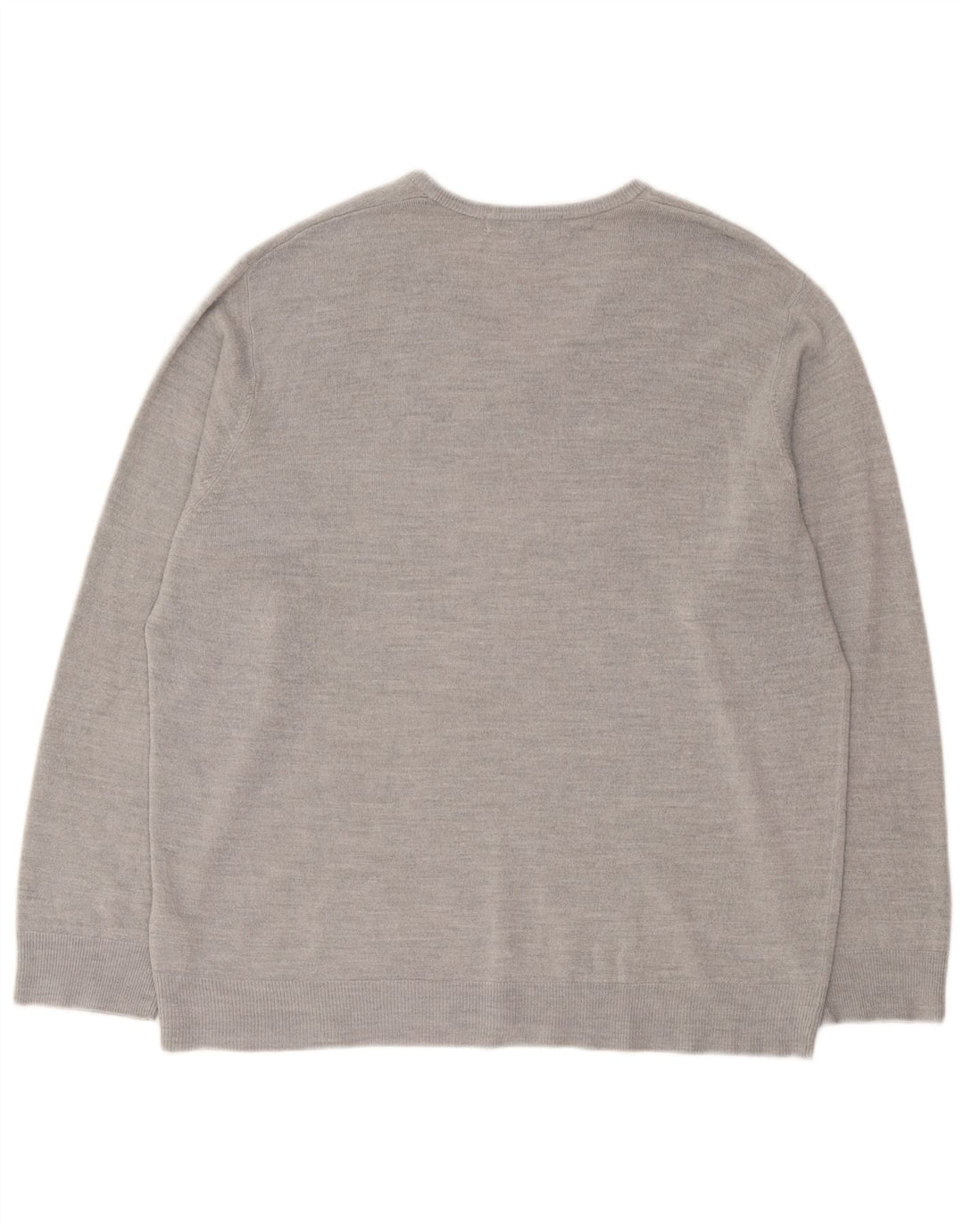 Marks & Spencer Suéter con Cuello en V para Hombre 2XL Acrílico Gris Gris
