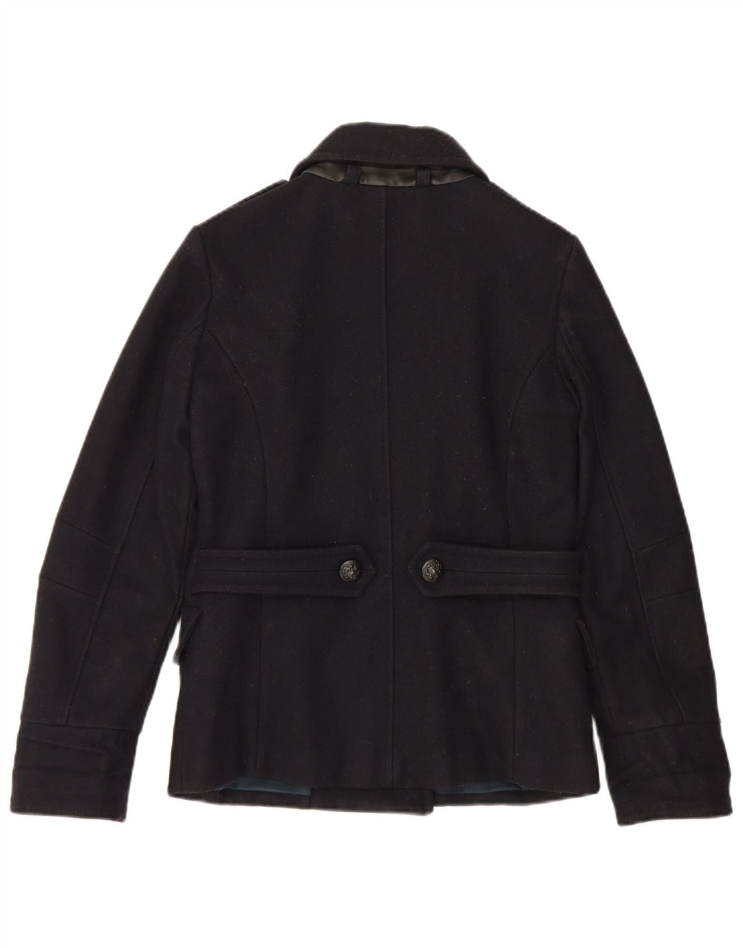 Chaquetón Mujer Massimo Rebecchi IT 44 Medio Lana Azul Marino