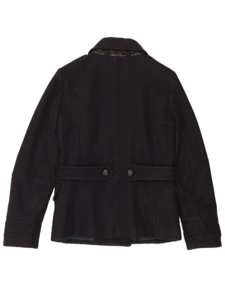 Chaquetón Mujer Massimo Rebecchi IT 44 Medio Lana Azul Marino