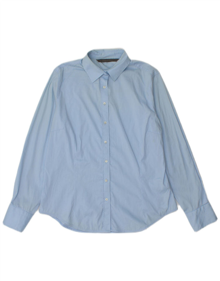 Zara Mujer Camisa ES 40 XL Algodón Azul