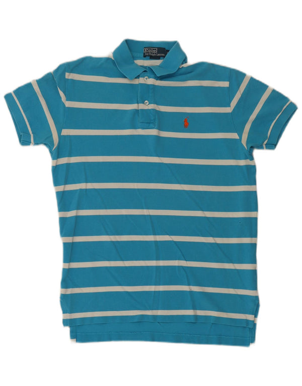 Camisa Polo Ralph Lauren Hombre Pequeña Algodón A Rayas Azul