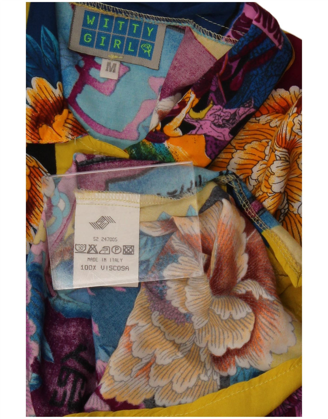 WITTY GIRL Blusa camisera extragrande para mujer UK 44 Mediana Multicolor Floral