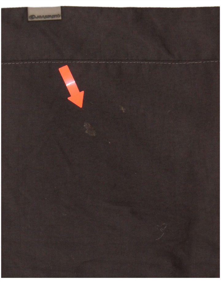 Quiksilver Chaqueta cortavientos para hombre UK 40 Large Gris Colorblock Poliéster