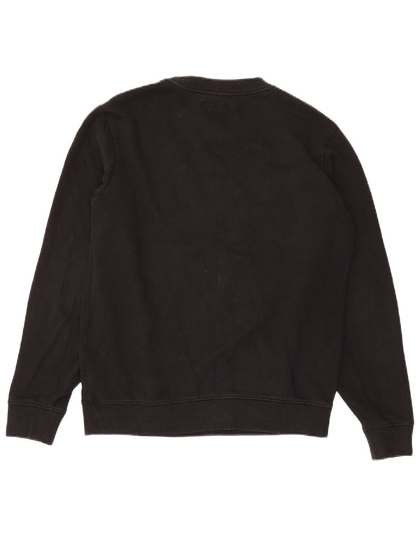 Guess Sudadera Con Estampado Gráfico Jumper Small De Algodón Negro Hombre