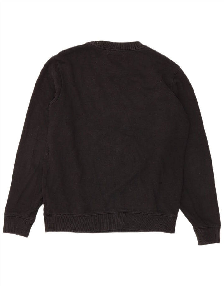 Guess Sudadera Con Estampado Gráfico Jumper Small De Algodón Negro Hombre