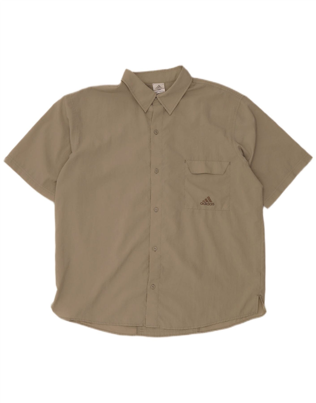 Camiseta ADIDAS Manga Corta Hombre ES 46/48 XL Beige Poliéster